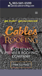 Mobile Screenshot of cablesroofing.com